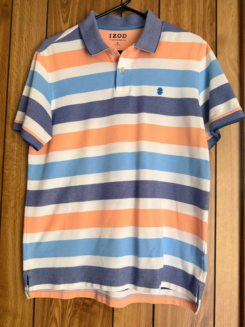 Izod Striped Polo Youth Size M like new
